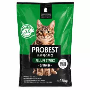 프로베스트 캣 헤어볼 전연령 15kg 1개