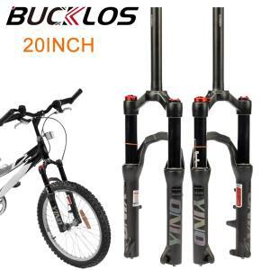 BUCKLOS 접이식 자전거 포크 에어 서스펜션 20인치 자전거 포크 9*100mm BMX 전기 자전거 포크 100mm 트래