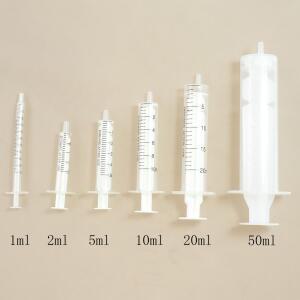 실험용 HPLC 샘플러 액체 크로마토그래피 Sampling 필터 플라스틱 PP 고무 마개 없는 주사기
