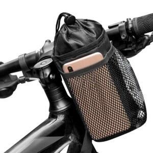 거치대 자전거 핸들 바 가방 물병 전화 캐리어 파우치 절연 주전자 MTB 도로 액세서리 2 인 1
