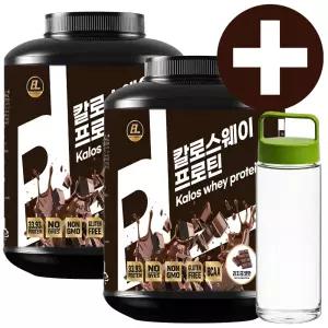 칼로스 웨이 프로틴 2kg+2kg 헬스 단백질 보충제 식물성 파우더 쉐이크 리치초코맛
