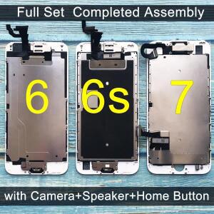 iPhone 6 LCD 풀 세트 어셈블리 화면 교체 디스플레이 용 터치 완료 7 카메라 + 홈 버튼