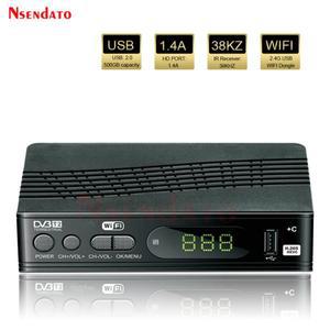 풀HD 1080P HEVC 264 디지털 지상파 디코더 DVB T2 C 튜너 수신기 셋톱박스 와이파이 포함