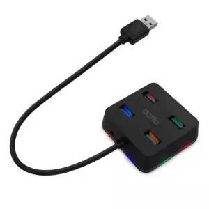 엑토 LED USB 3.0 4포트 무전원 멀티허브 HUB-38 멀티허브 (W6C1576)