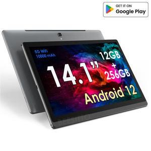 고품질 14.1 인치 대형 스크린 태블릿 Pc MTK6797 데카 코어 12+256GB 1920x1080 IPS 블루투스 5G WiFi 안