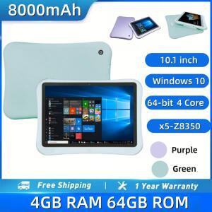 4GB RAM ROM 10.1인치 윈도우 10 태블릿 PC 64비트 인텔 아톰 x5-Z8350 CPU 8000mAh 배터리 1280x800 IPS