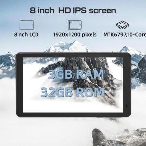 가장 저렴한 M8 4G 통화 가능 안드로이드 10 태블릿 PC 8인치 AMTK6797 10코어 3GB 램 롬 1920 x 1200 IPS