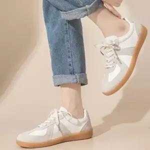 남녀공용 독일군 스니커즈 심플 데일리 단화 운동화-WFOLI2R