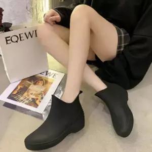 캐주얼 여성 여름 낚시 우비 장마 레인부츠 장화 미들부츠