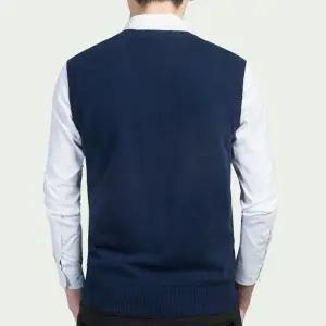 남성 무지 니트 조끼 베스트 보이넥 민소매 패션 아이템