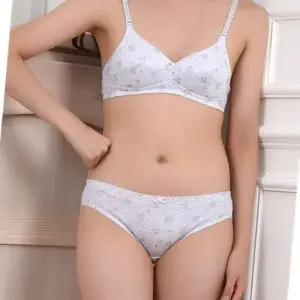 [라일리여성언더웨어] Rly 생쥐패턴 브라팬티세트 주니어인견브라 고등학생브라 50027667)