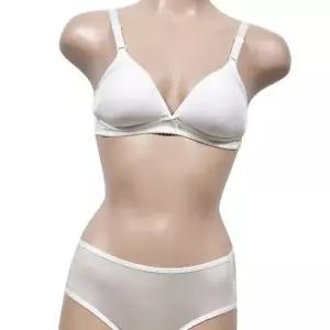 [라일리여성언더웨어] Rly 인견 노와이어 몰드 브라팬티세트 몰드브라 여자 50027193)