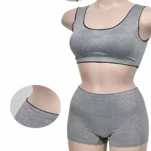 [라일리여성언더웨어] Rly 드로즈팬티 세트 여자 런닝브라 언더웨어 50029529)