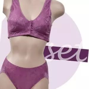 [라일리여성언더웨어] Rly 앞버튼 노몰드 브라팬티세트 여자팬티세트 여성브라 50027630)