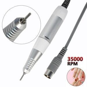 35000RPM 전동 네일 드릴 머신 핸들 핸드피스 페디큐어 교체용 펜 매니큐어 뷰티 도구 3가지 색상 선택 가