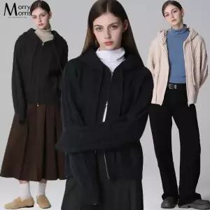 [모리모리스][모리모리스(Morry Morris)] 코지 케이블 집업 가디건