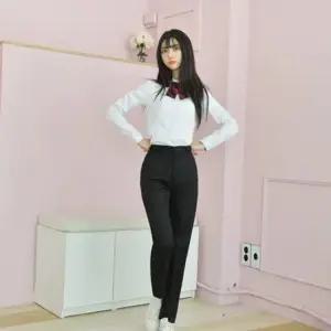 교복몰 스판 블랙 교복바지(여자) 교복 학생복