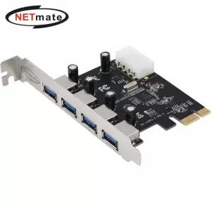 강원전자 넷메이트 NM-PU34 USB3.0 4포트 PCI Express 카드4포트시리얼장비 네트워크