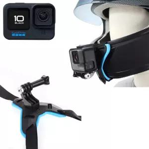 고프로10 호환 오토바이 헬멧 턱 장착 스트랩 GOPRO10액션캠고정집게 마운트 액션 소품 부품 악세사리 서사