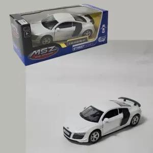 MSZ 아우디 R8 GT 레이싱 미니카 1개 다이캐스트 외제차 자동 장난감 피규어 키덜트자동 다이자동 실감나는