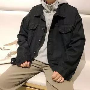 남성 오버핏 포켓 데님자켓 박시핏 아우터 데일리룩 남자오버핏라이더자켓 (WDC7AF3)