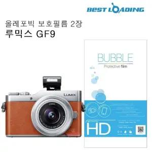 버블 LCD 액정필름 올레포빅 2장 루믹스 GF9 (W067FA8)