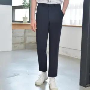 교복몰 (하복)스판 네이비 교복바지(남자) 교복 학생