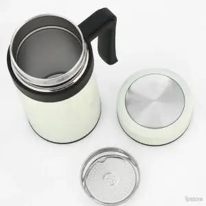 라프샵 보온컵 보냉컵 손잡이 텀블러 450ml 화이트
