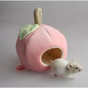 햄스터 사과 숨집소형애완동물용 하우스 따뜻한숨 인테리어숨 숨집 침대 은신처 은신 용품