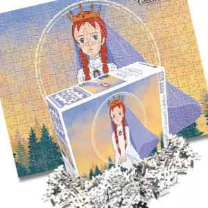 직소퍼즐 300pcs 상상속의 백합공주 가족놀이 력향상 테마캐릭터퍼즐 동화 학습도구 창의력발달 손조작완구