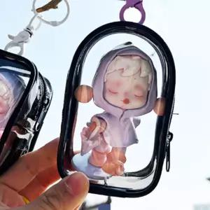 인형 피규어 투명 가방 파우치 키링 백링 장식품 보관백 방진 방수 케이스 보관치 소품 투명백 PVC 정리치