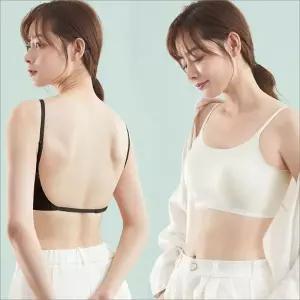 여자 심리스 브라탑 몰드 일체형 U자 X자 요가 이너웨어