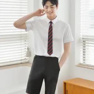 교복몰 스판 블랙 교복 반바지(남자) 교복 학생복