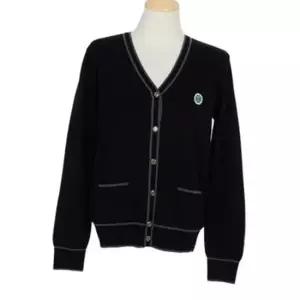 교복몰 그레이 두줄라인 블랙 여자 가디건 (경화여고