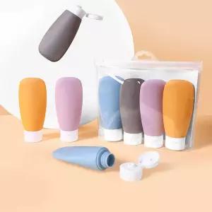 휴대용 다목적 실리콘 소재 리필 소분 용기립스틱보관함 화장품정리함 화장대 팔레트 솜면봉케이스 파데공