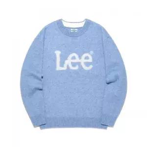 [LEE] 부클 빅 트위치 로고 니트 블루 LE2503KT02BL 980682