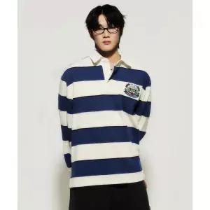 [LEE] 럭비 긴팔 티셔츠 네이비 LE2601LT05NA 980677