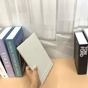 접이식 사각 스탠드 탁상거울 화이트 대