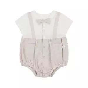 [롯데백화점]아가방 노아서스팬더반팔바디수트(BEIGE) 01T327907
