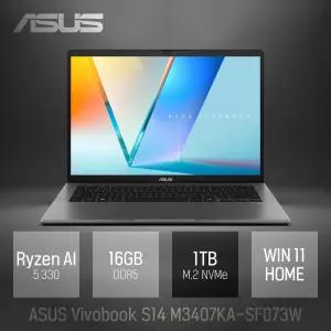ⓒ ASUS 비보북 S 14 M3407KA-SF073W 16GB 1TB WIN11 / 14인치 고성능 포토샵 영상편집 업무용 노트북