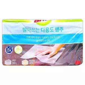 [셀러허브]스카치브라이트 다용도 행주 청소포 100매 x 2세트 (S27342517)