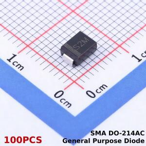 100pcs SMA DO-214AC SMD 범용 정류기 다이오드 GS1G M1 M2 M4 M7 S2M S1A S1B S1J