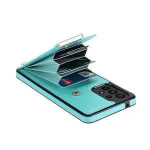 갤럭시노트20 케이스/SM-N981 포인트 메탈 멀티 포켓 수납케이스