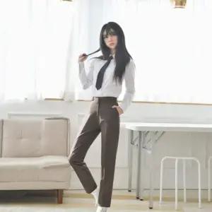 교복몰 스판 밤색 교복바지(여자) 교복 학생복