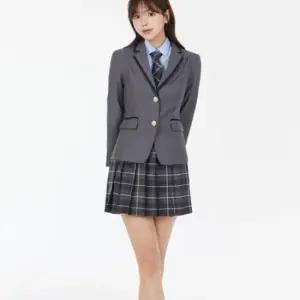그레이 네이비라인 여자자켓 교복 학생복 여자교복