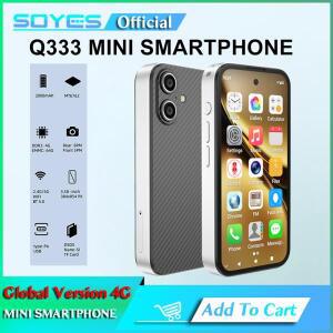SOYES Q333 MTK6762 8 코어 3.58'' 미니 스마트 폰 4GB RAM 64GB ROM 안드로이드 12.0 네트워크 4G LTE 200