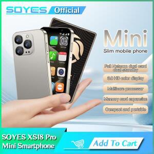 새로운 SOYES XS18 Pro 2GB RAM 16GB ROM Android9.0 미니 스마트폰 얼굴 인식 듀얼 SIM 대기 3G 네트워크