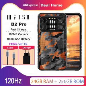 IIIF150 B2 Pro, 24GB + 256GB, 108MP 카메라, 10000mAh, 초박형 견고함, Helio G99, 120Hz 6.8인치 화면,