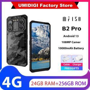 IIIF150 B2 프로 러기드 폰 MTK 헬리오 G99 안드로이드 스마트폰 10000mAh 30W 충전 24GB 256GB 108MP 카메