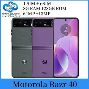 모토로라 레이저 40 휴대폰 5G XT2323 퀄컴 스냅드래곤 7 Gen1 스마트폰 화면 6.9인치 지문인식 안드로이드